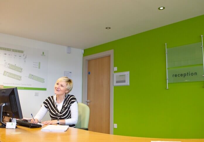 Reception in Yeoford Way, Regus, Exeter