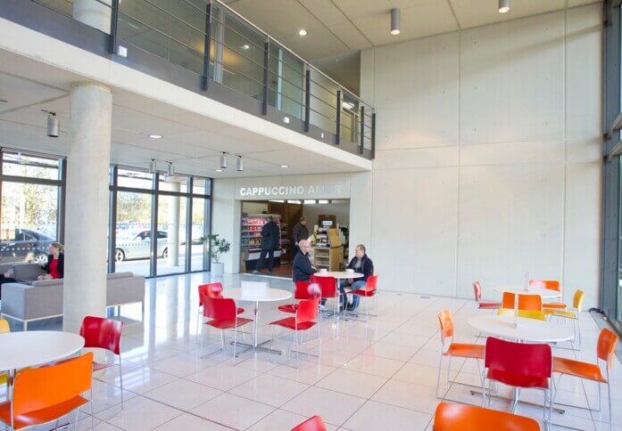 Breakout space in Basepoint Business and Innovation Centre, Regus (Luton)