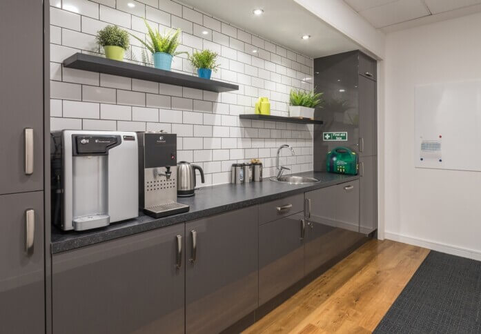 Kitchen at Forsyth House, Regus in Belfast