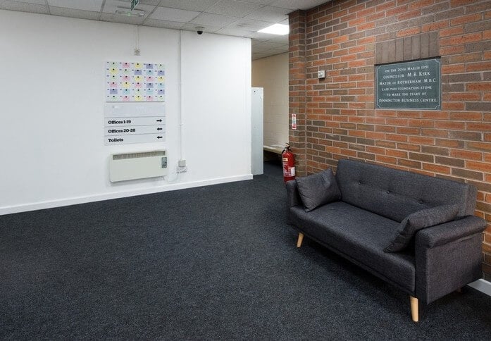 The hallway in Dinnington Business Centre, Biz - Space, Sheffield