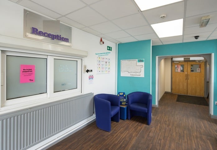 Reception area at BSS House, Biz - Space in Swindon