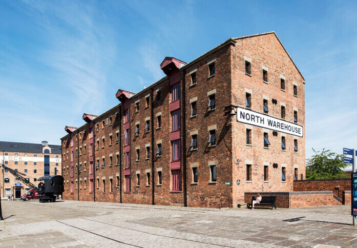 Building outside at Gloucester Docks, Regus, Gloucester