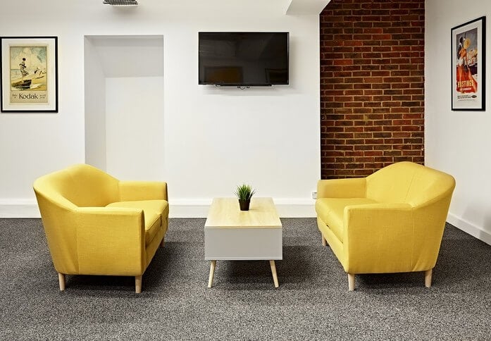 A breakout area in Eagle Street, Clarendon Business Centres, Holborn