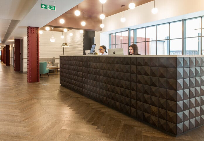 Reception area at Bloomsbury Way, The Office Group Ltd. in Holborn, WC1 - London