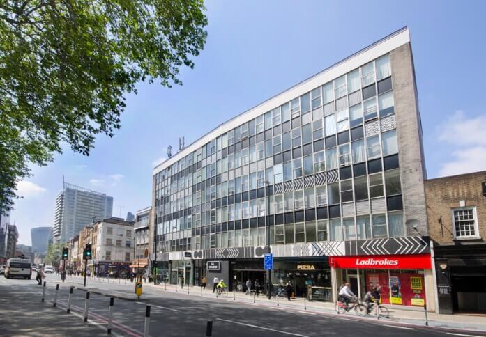 Building external for E1 Studios, Workspace Group Plc, Whitechapel