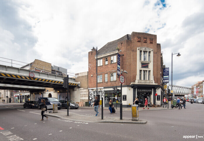 The building at Kingsland Road, Shoreditch Platform, Shoreditch