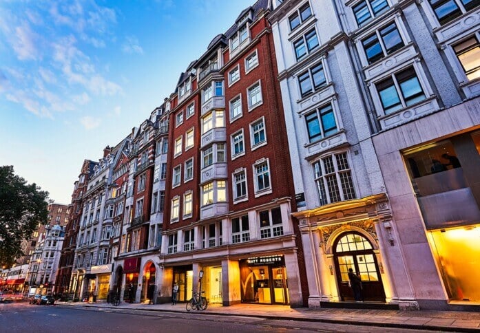 Building outside at 16 Berkeley Street, Beaumont Business Centres, Mayfair