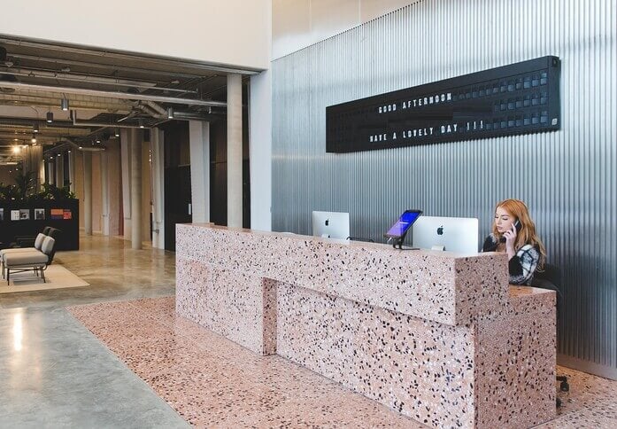 Reception area at Tintagel House, The Office Group Ltd. in Vauxhall, SE1 - London