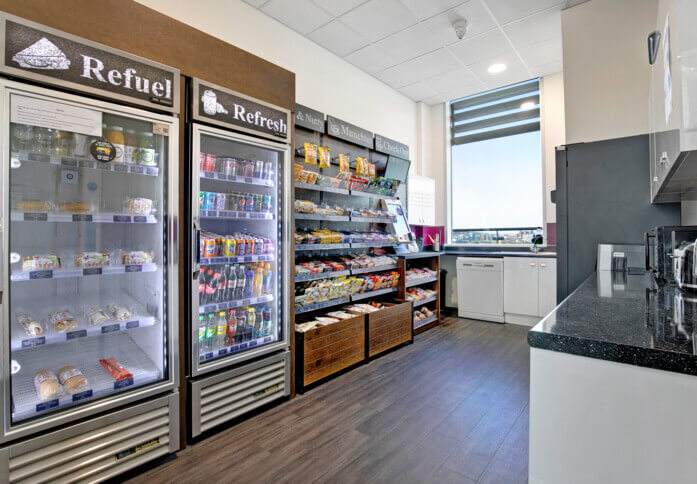 CafÃ© facility at 5th & 6th Floor Hampton by Hilton, Cubix Ltd (Luton)