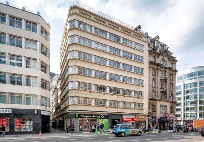 The building at Beyond - Kingsbourne House, InfinitSpace in Holborn, WC1 - London