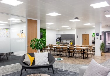 Breakout space in The Atrium, Work.Life Holdings Limited (Camden)