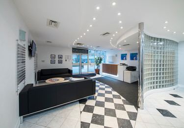 Reception area at Fountain Court, Regus in St Albans