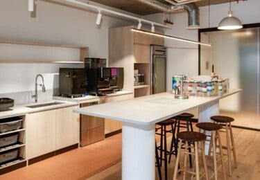 Kitchen at 91 Baker Street, WeWork in Marylebone, NW1 - London