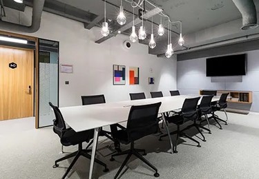 The meeting room at Euston Road (Spaces), Regus in Euston