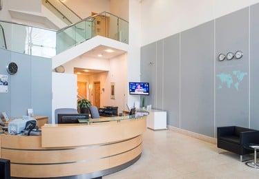 Foyer area at Castle Court, Regus in Reigate