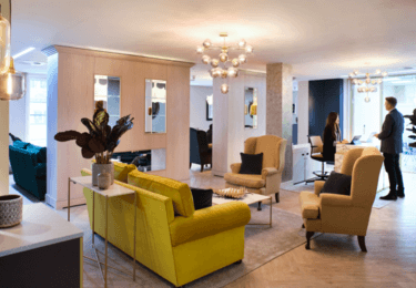 Hanover Square SW1 office space – Breakout area