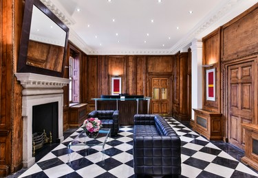 Reception area at Davies Street, The Argyll Club (LEO) in Mayfair