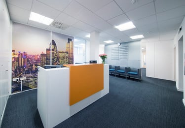 Reception at Victoria House, Regus in Chelmsford