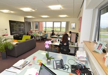 Dedicated workspace in Harborough Innovation Centre, Oxford Innovation Ltd, Market Harborough