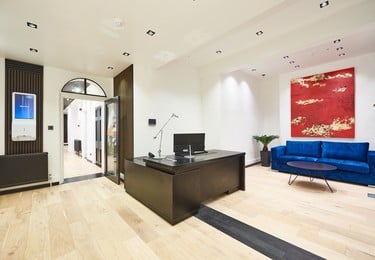 Reception in George House, Workpad Group Ltd, Fitzrovia