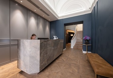 Reception in 70 Pall Mall, Bourne Office Space Limited, St James's