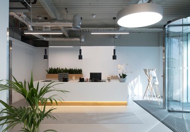 Moorgate EC2 office space – Reception