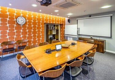 The meeting room at Harling House, Venaglass Haymarket Ltd in Southwark