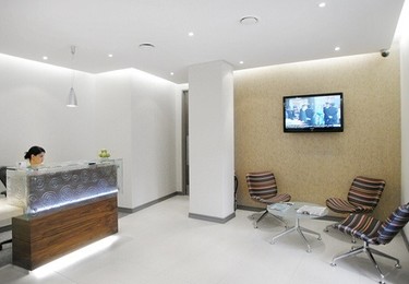 Reception at Davenport House, The Serviced Office Company in Docklands