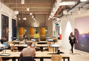 Shared deskspace & Cowkrking at 1 Poultry, WeWork in Bank