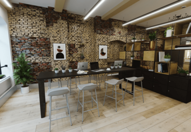 Parker Street WC2 office space – Breakout area