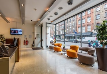 Charlotte Street W1 office space – Reception