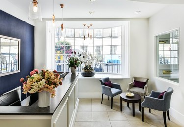 Grosvenor Street W1 office space – Reception