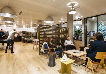 The Breakout area - 1 Fore Street Avenue, WeWork (Moorgate)