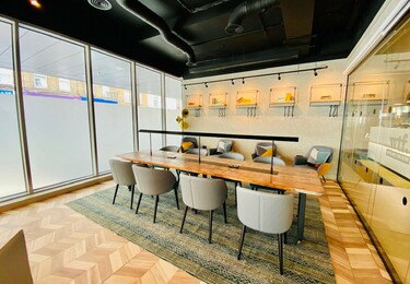 Shared deskspace at Whitechapel Think Factory, Ark Property Investments Ltd (Holiday Inn) in Whitechapel