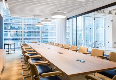 Meeting rooms at 30 Churchill Place, WeWork in Canary Wharf, E14 - London