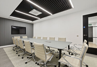 The meeting room at 4 Breams Buildings, Newman Offices Ltd in Chancery Lane