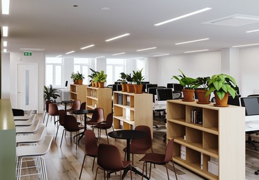 Bolt Court EC4 office space – Breakout area