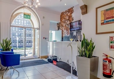 Reception in Castle Court, The Office Serviced Offices (OSiT), Cardiff