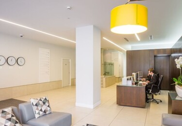 Reception area at York House, Bruntwood in Manchester, M1 - North West