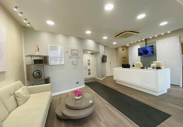 Reception area at Prospect House, The Brentano Suite in Whetstone, N20 - London