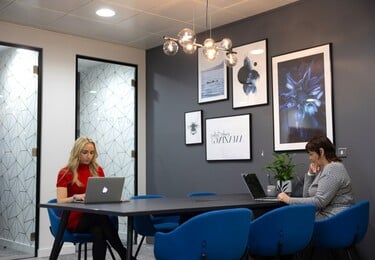 Shared deskspace offered at Piccadilly Place, Orega, Manchester