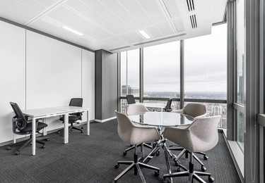 Dedicated workspace in 25 Canada Square, Regus, Canary Wharf