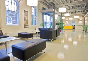 Reception area at The Historic Dockyard, Regus in Chatham