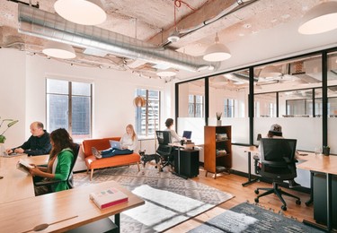 Dedicated workspace, The Hanover Building, WeWork in Manchester