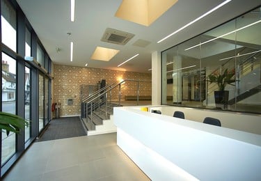 Reception area at Elizabeth House Business Centre, Mantle Space Ltd in Chelmsford