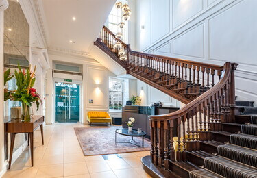 The reception at 4 Cavendish Square, Kensington Office Group in Cavendish Square