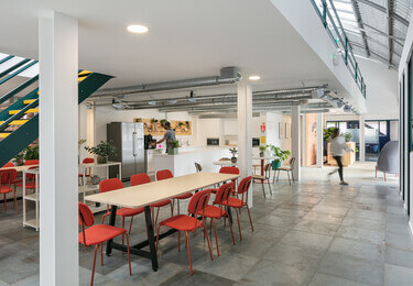 Breakout area at The Backyard, Space Made Group Limited in Cricklewood, NW2 - London