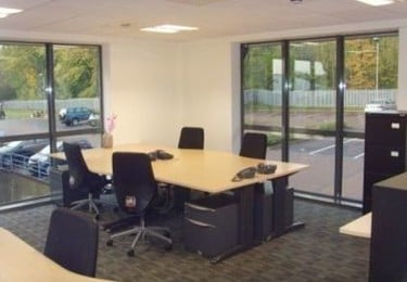 Dedicated workspace in Galahad House, Rombourne Business Centres, Newport