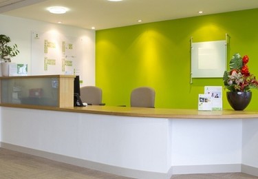 The reception at Winchester Centre, Regus in Winchester