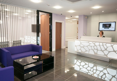 Reception at Sadlers Court, Curve Serviced Offices in Borough
